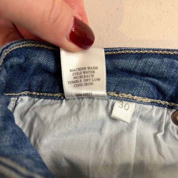 Pistola Anais Zip Cuff Skinny Distressed Jeans Denim Womens Size 30 - Picture 6 of 14